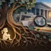 Illustrazione concettuale sulla tutela dei minori, le radici familiari e il dovere dell’inchiesta