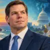 Ritratto editoriale di Eric Swalwell tra California, Congresso, sicurezza pubblica e istruzione