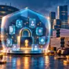 Illustrazione editoriale sulla tutela dei dati personali e le sanzioni europee per le violazioni della privacy online