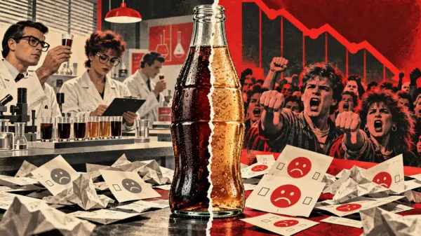 La crisi della nuova formula di una cola negli anni Ottanta tra test e protesta dei consumatori