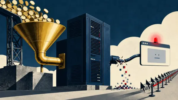 Monete convogliate in un server mentre il portale resta bloccato per un guasto informatico